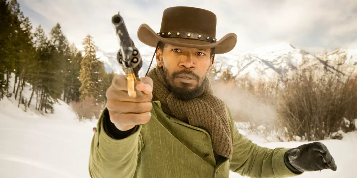Jamie Foxx as Django Freeman in Django Unchained
