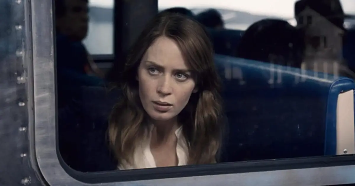 still from the film "The Girl on the Train"