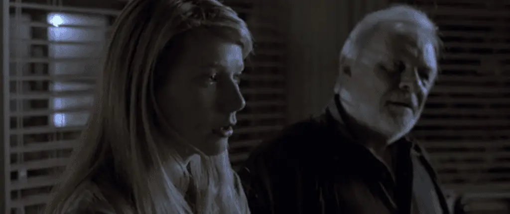 The film begins with Katherine talking to the ghost of her recently deceased father, created by her imagination.