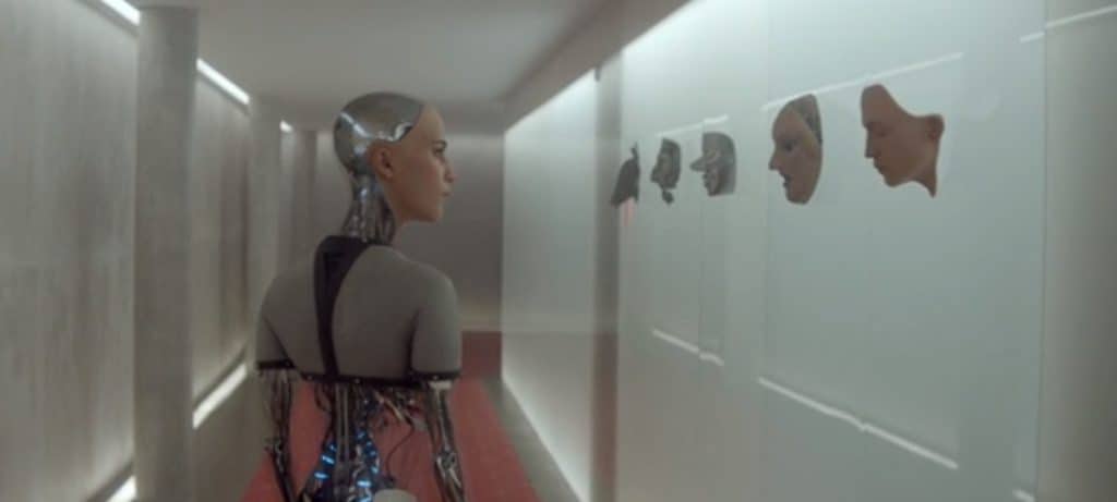 Out of the Car (Ex machina, 2015) Film Bedeutung und Erklärung