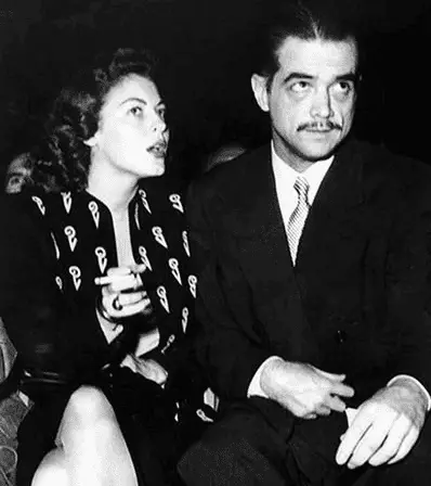 Der echte Howard Hughes mit der echten Katharine Hepburn