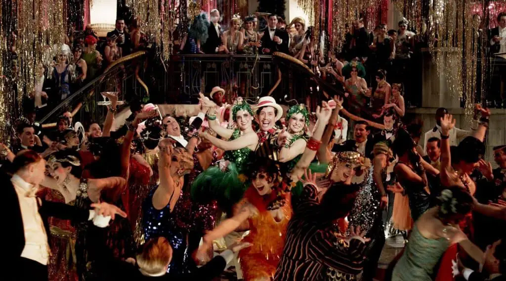 Shot from the movie "The Great Gatsby"