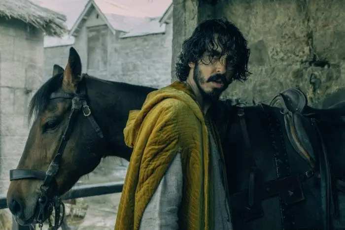 Gawain mit einem Pferd