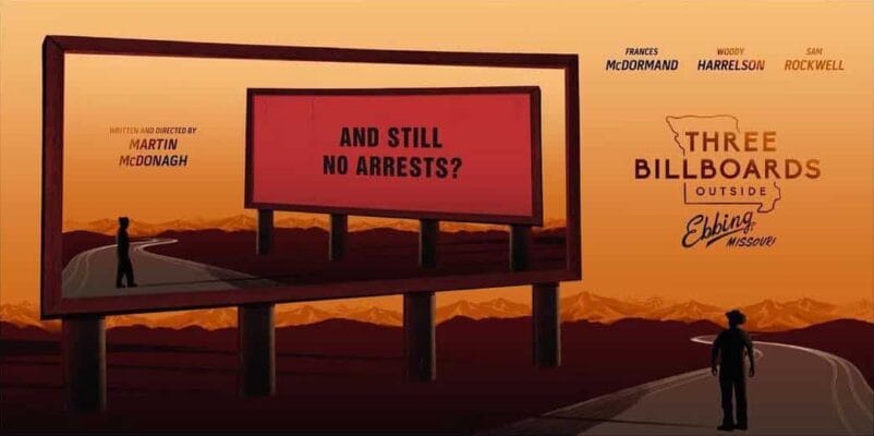 The meaning of the film Three billboards on the border 2017