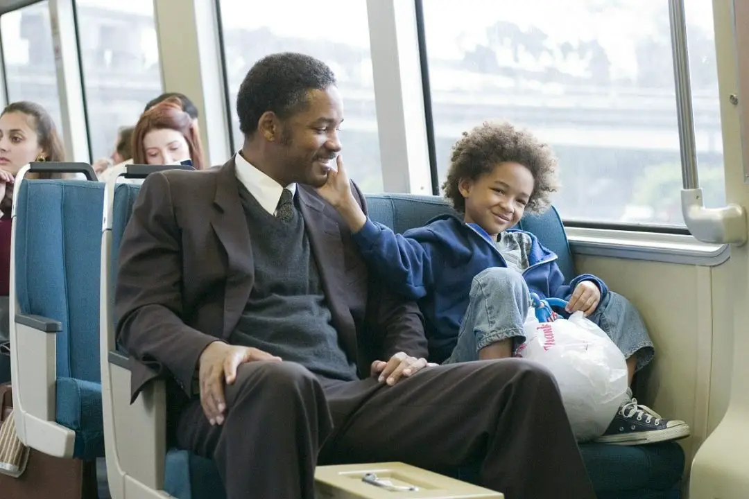 Stills from the movie The Pursuit of Happyness
