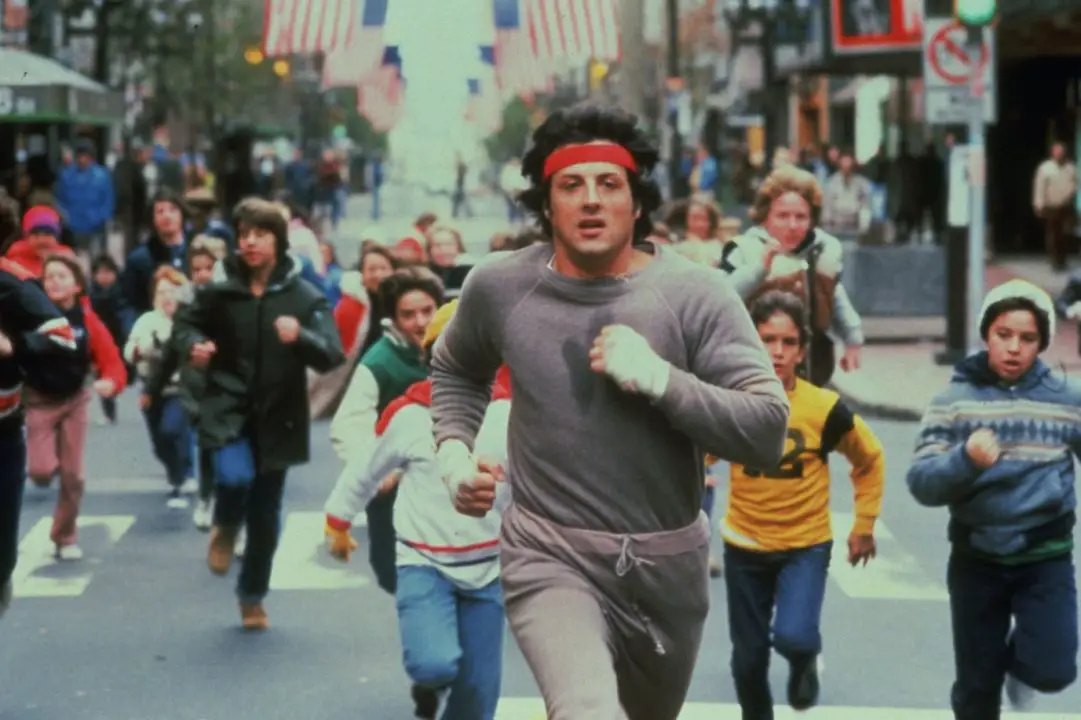 Frame from the movie "Rocky".
