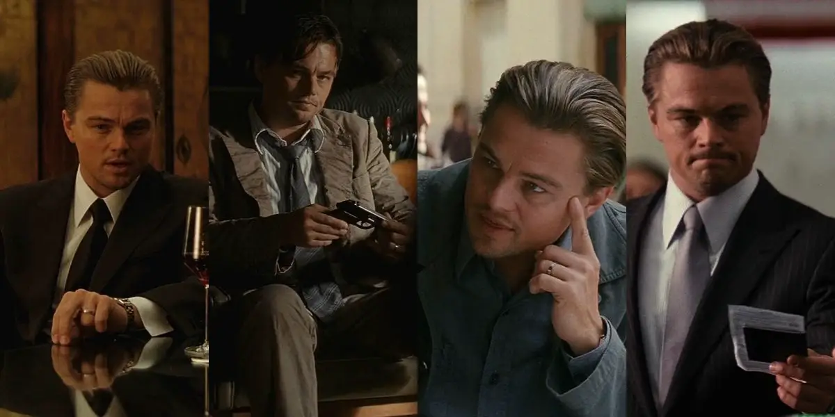 DiCaprio in different scenes 