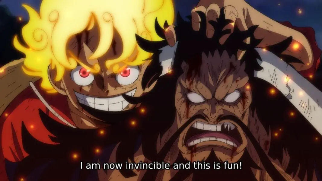 In welcher Folge besiegt Ruffy Kaido?