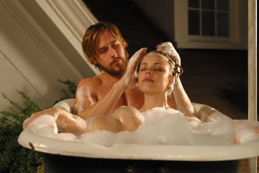 bubble bath of the film The Notebook
